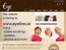 Tablet Screenshot of eyelashesbyalina.com
